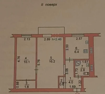 Продаж 2к.кв. в тихому районі, біля центра, до моря 10 хвили