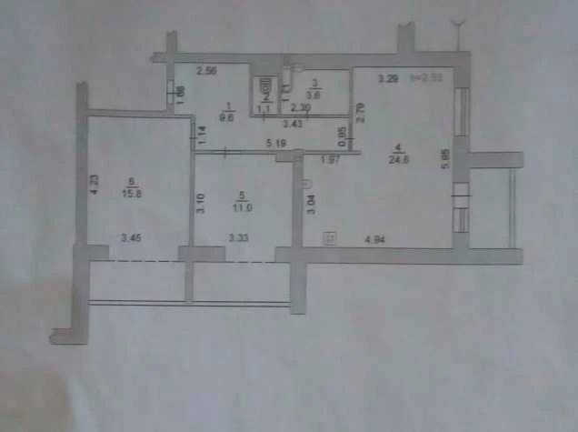 Продам 3к квартира с большой кухней- гостиной! Можно по Гос