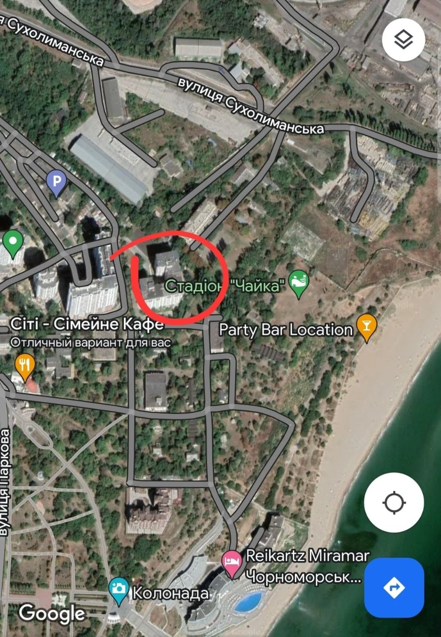 3-кімнатна квартира з видом на море в цегляному будинку від господаря. Будинок