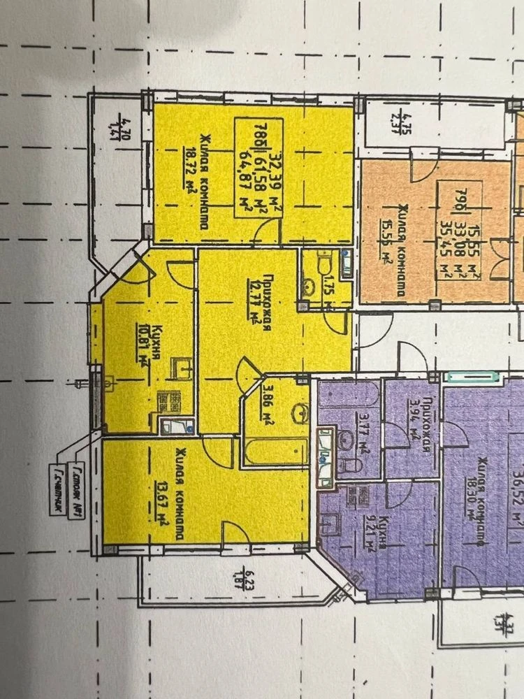 Дворівнева квартира площею 130 м² у ЖК “Маріїнський”.