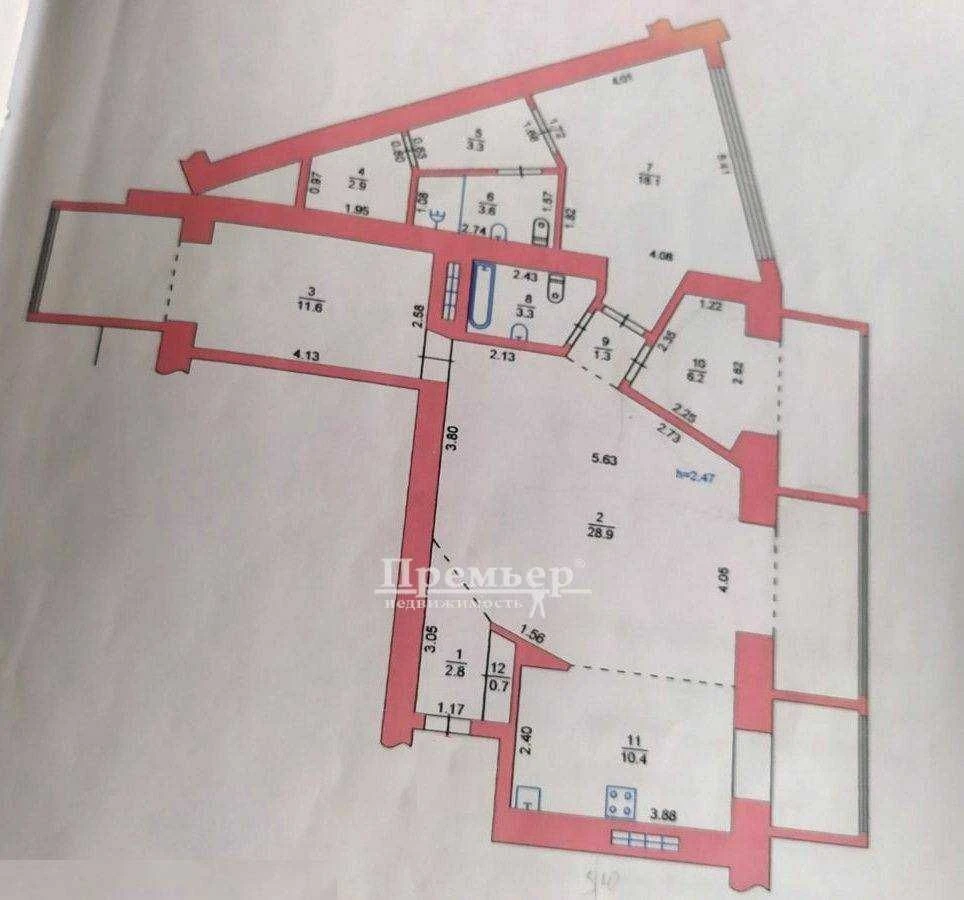 У продажу 4 кімн. квартира у м. Чорноморськ
