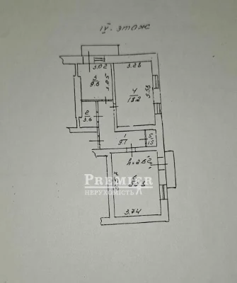 У продажу 2 кімн. квартира у м. Чорноморськ.