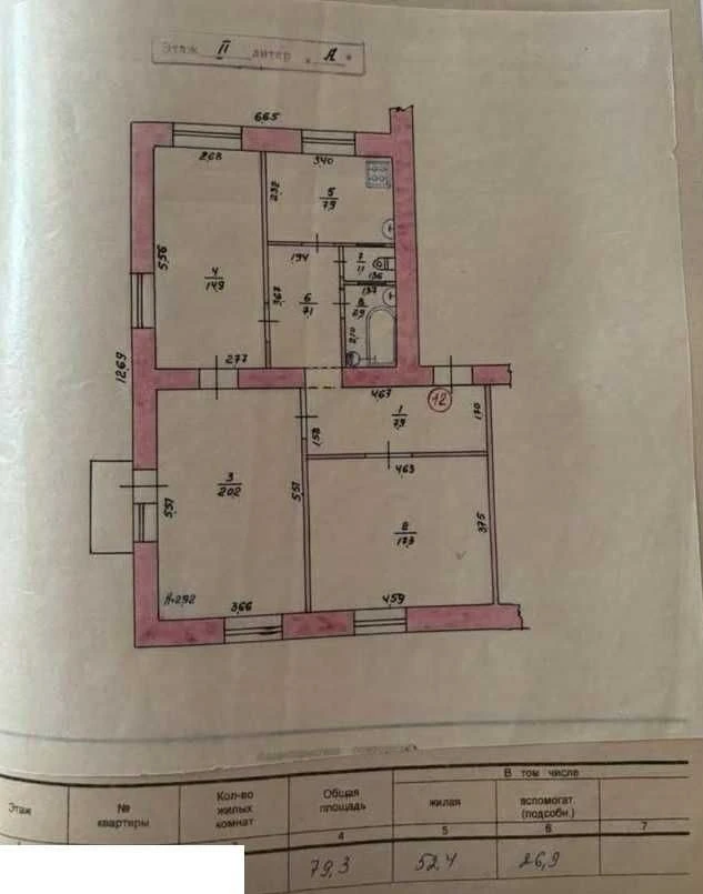 3х кімнатна квартири м.Кілія Одеська область