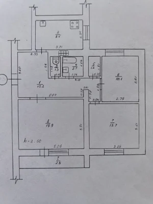 продам 3-х кімнатну квартиру в Гадячі