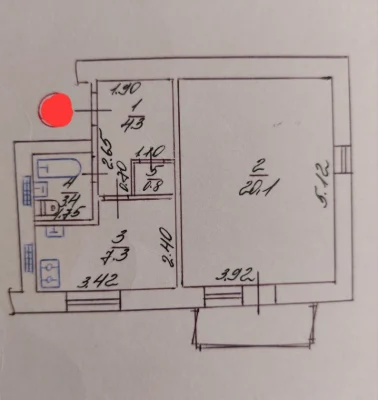 Sale of a 1-bedroom apartment (Czech project)