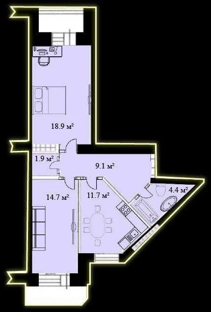 Apartments for sale in a new building (ready to move in, renovated). No commission