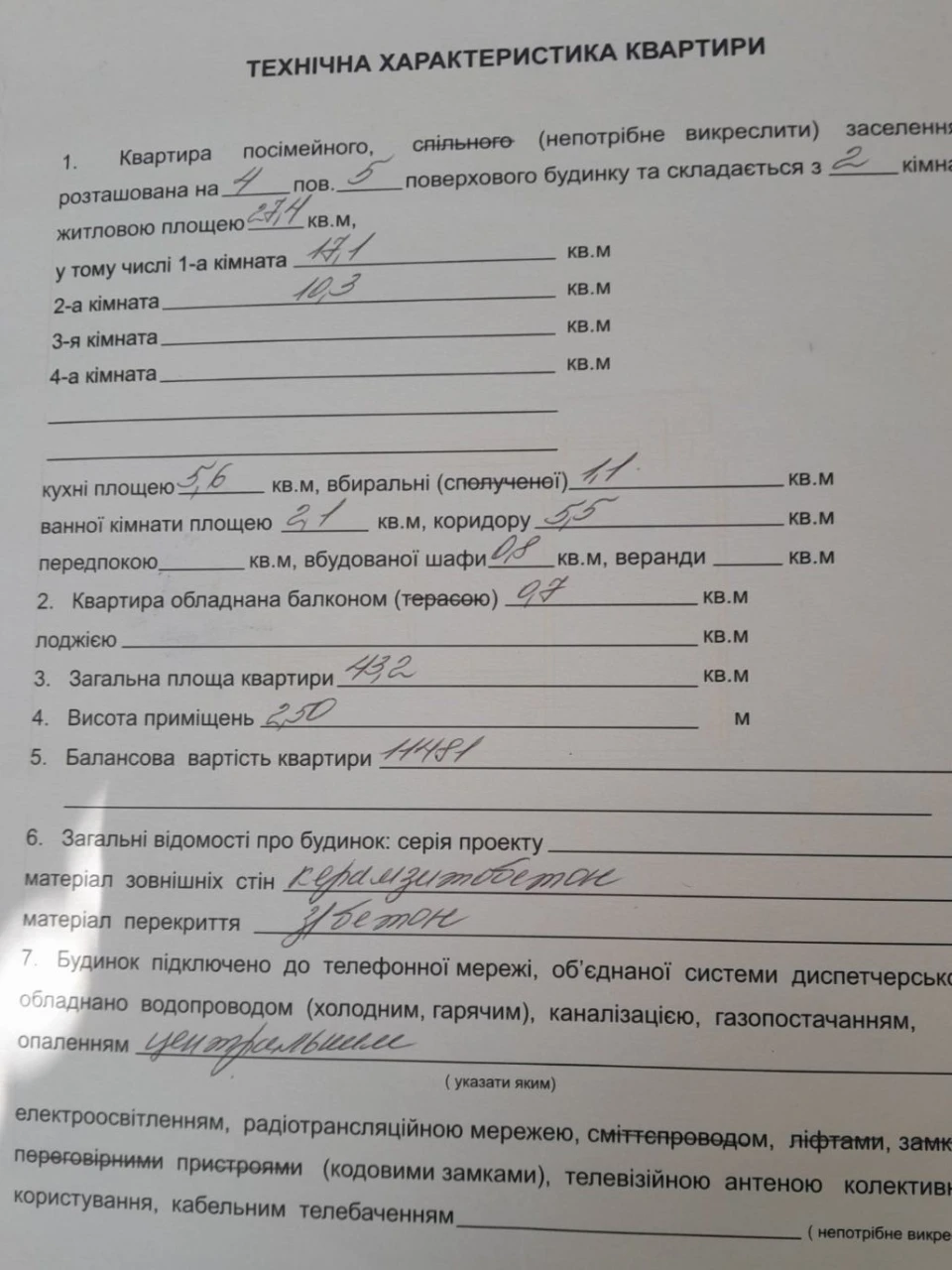 Продаж 2-кімн. квартири в самому центрі Горішніх Плавнів