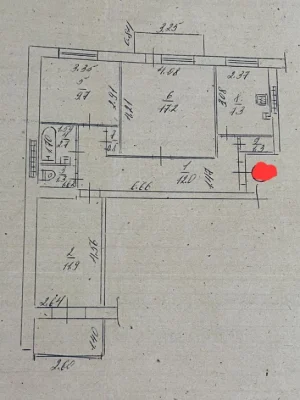 Sale of a 3-room apartment with turnkey renovation in the best district of the city
