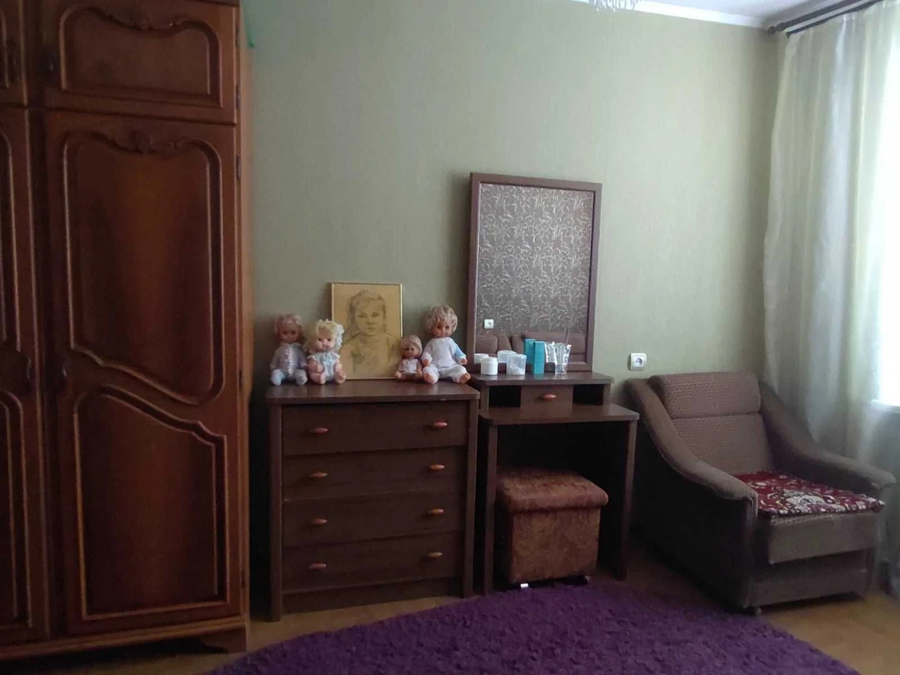 4-room apartment in the city center of Lubne
