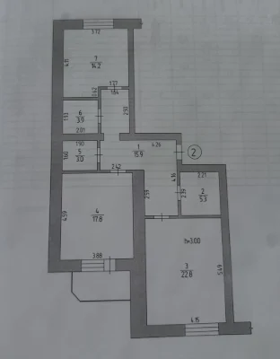 2-room apartment on the first floor, new building