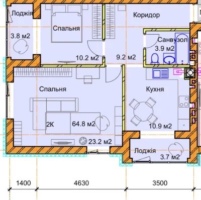 Apartment from Developer, Rivne