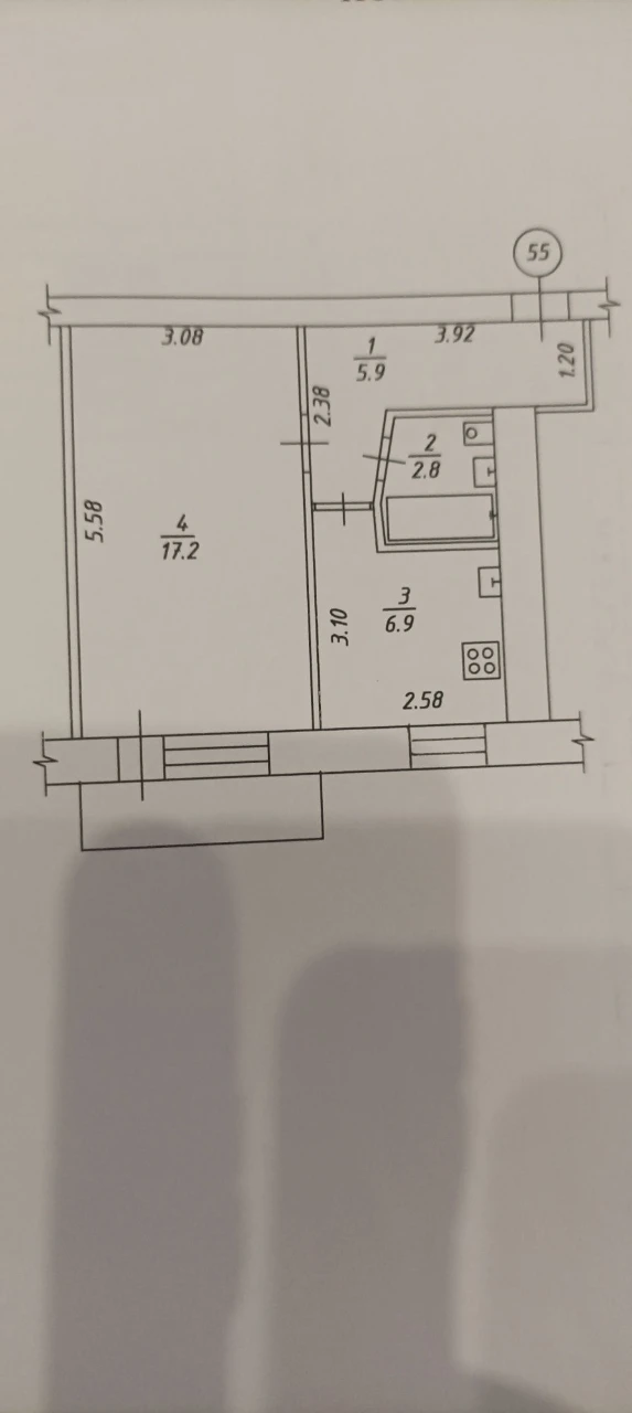Квартира 1 кімнатна
