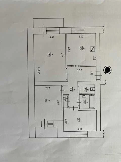 Продаж 3 к.квартири,р-н "Житломасив",вул.Будівельників,40