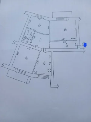 Продам 3х квартиру з індивідуальним опаленням