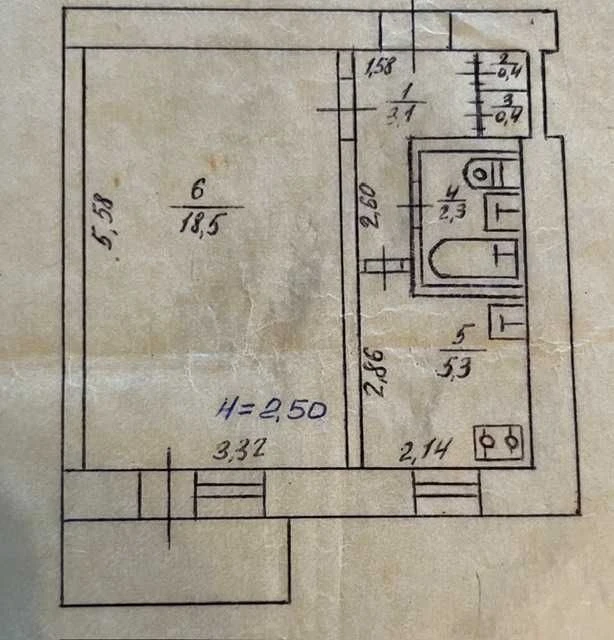 Продаж 1 к.квартири,р-н "Житломасив",вул.Металістів,6