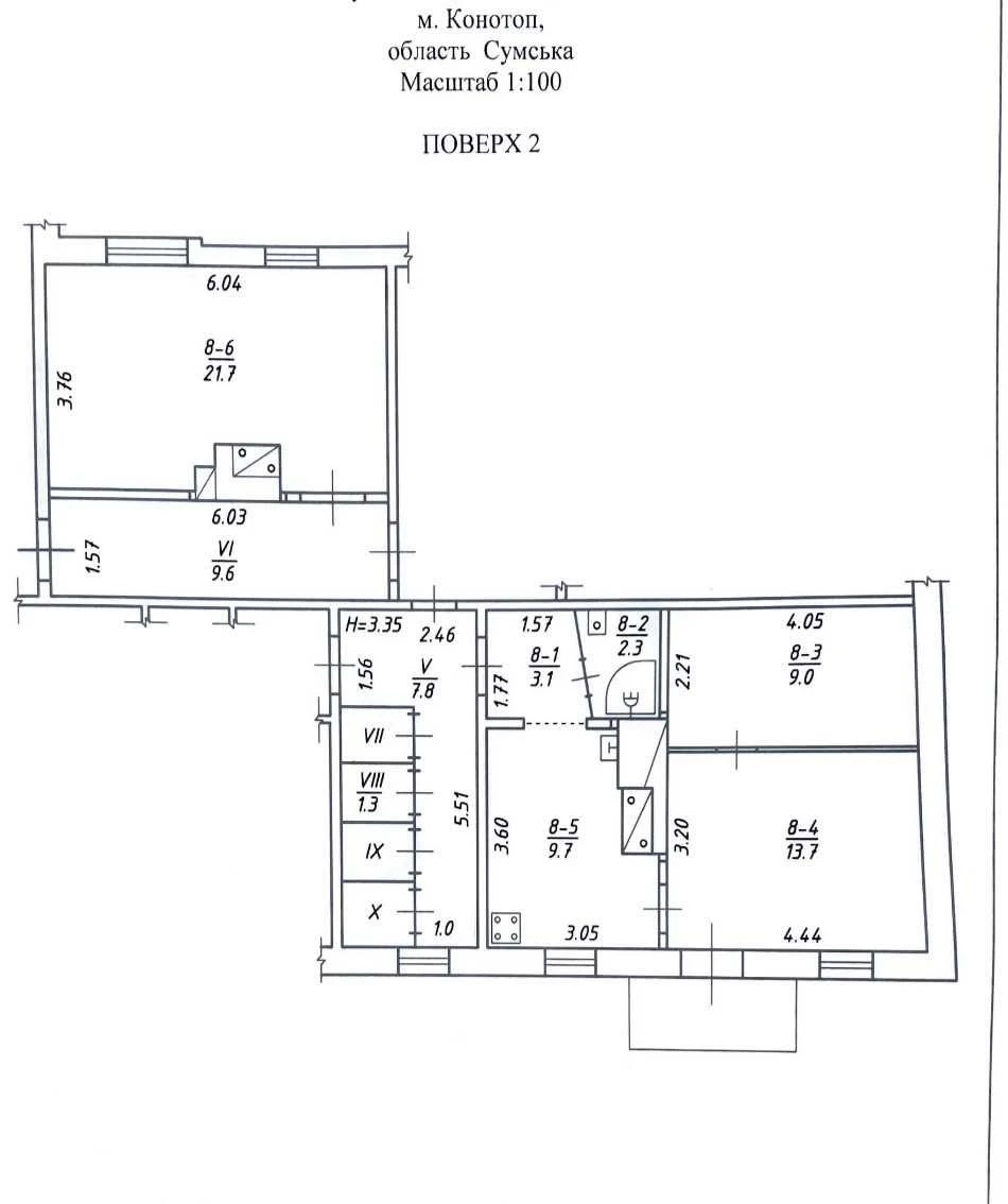 Продаж 3 к.квартири,р-н "Воронцова",вул.Зоряна,15