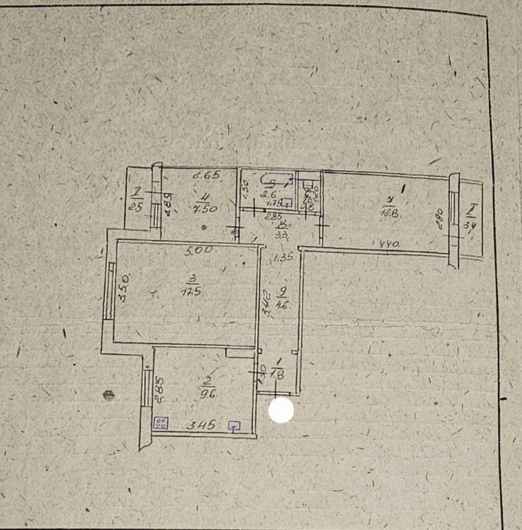 Продам 3х квартира на Дачном, Киевская 107