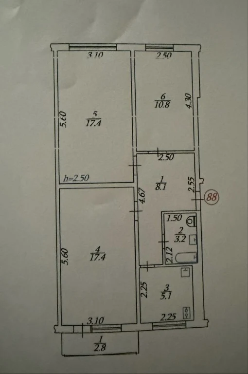 Продам 3-х квартиру