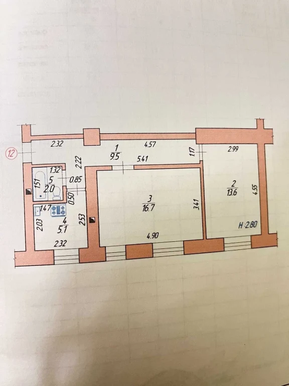 2-кім. квартира з технікою, меблями +сарай з погребом, м. Шо