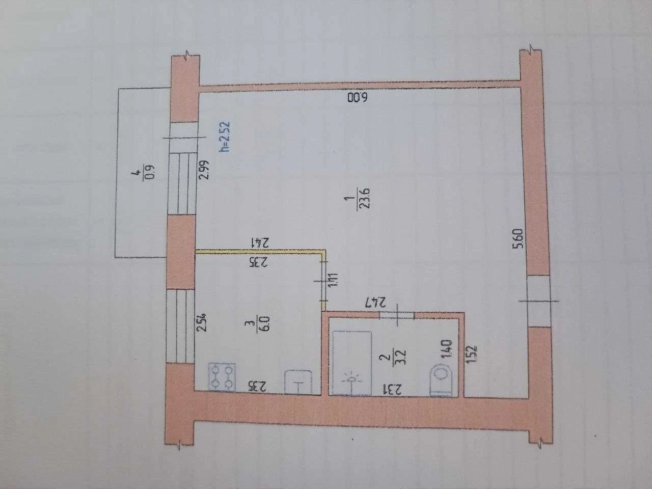 Продам 1-к квартиру