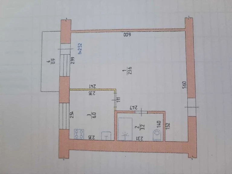 Продам 1-к квартиру