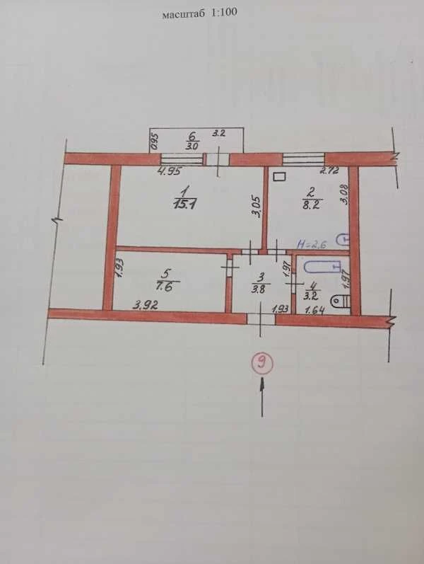 Продам 2-кімнатну квартиру, місто Богодухів (405196)