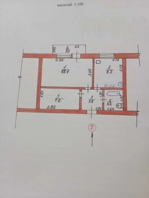 Продам 2-кімнатну квартиру, місто Богодухів (405196)