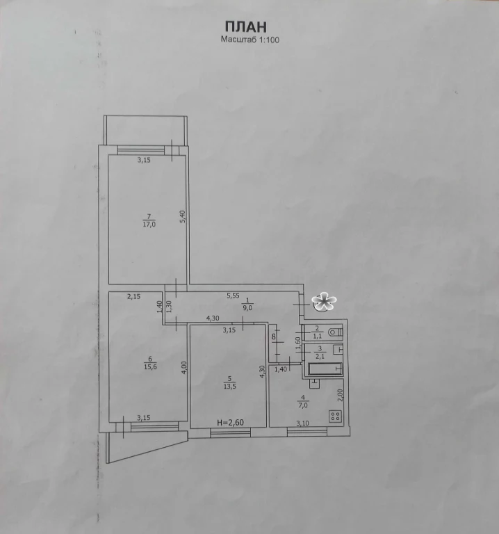 Продам 3х ком. кв.ру в центре Чугуева