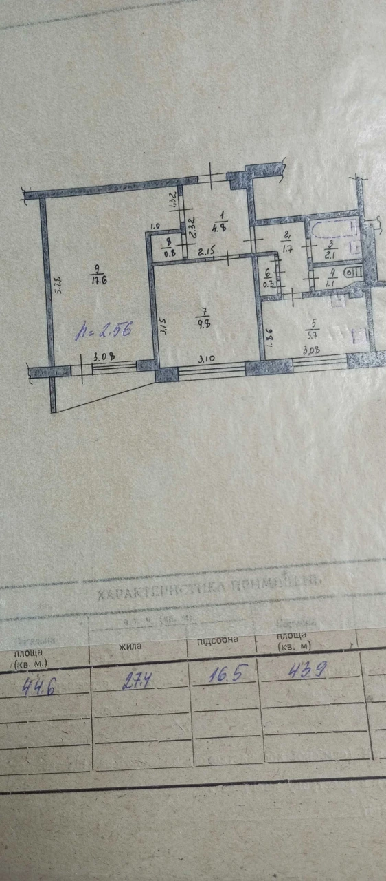 Продається 2-кімнатна квартира в центрі Чугуєва