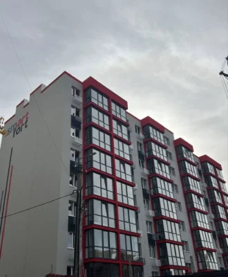 Квартира в современном ЖК Smart Fort со штукатуркой стен на м-