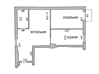 Apartment for sale: 2-room apartment in the heart of Old Town