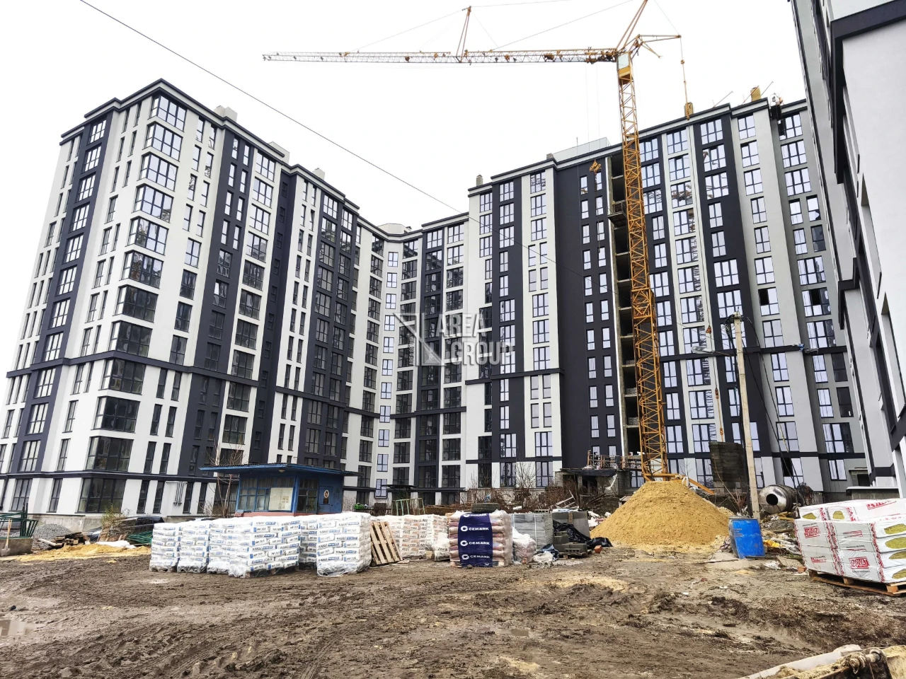 Простора 1-кімнатна квартира в збудованому будинку Джем Сіті