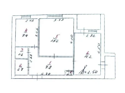 Продам 2-кімнатну квартиру з хорошим плануванням