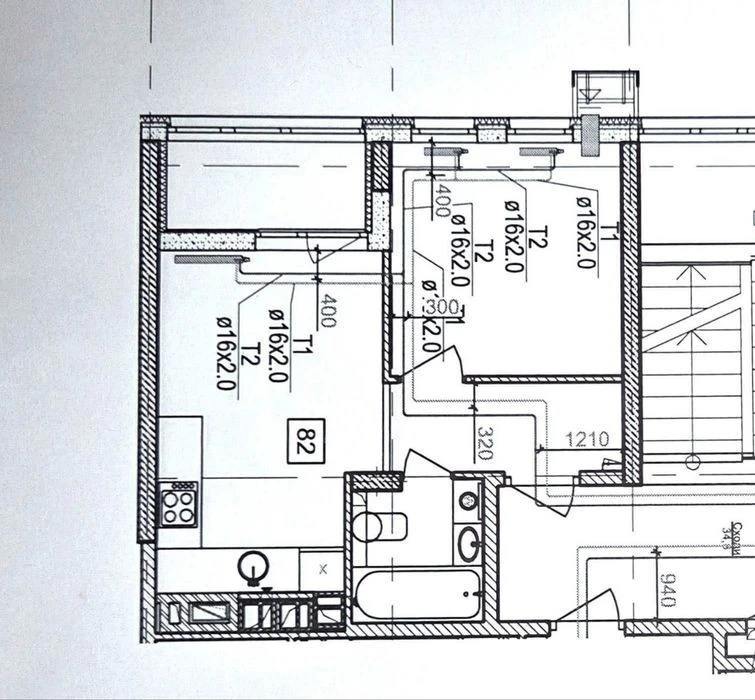 Separate planning! Sale of 1-room apartment 33m2 in Faina Town residential complex