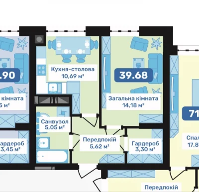 Продам 1-кімнатну квартиру в новому сучасному будинку!