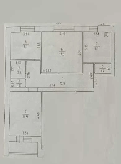 Продаж квартири в новобудові м. Золотоноша