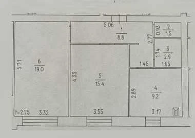 Sale of 2-bedroom apartment in a new building in Zolotohonya