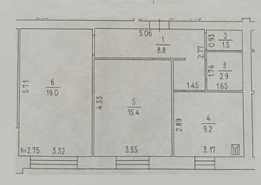 Sale of 2-bedroom apartment in a new building in Zolotohonya