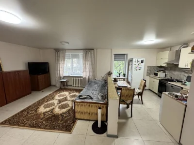 Two-bedroom apartment 49.6 sq.m. On the 1st floor. 2 entrances.