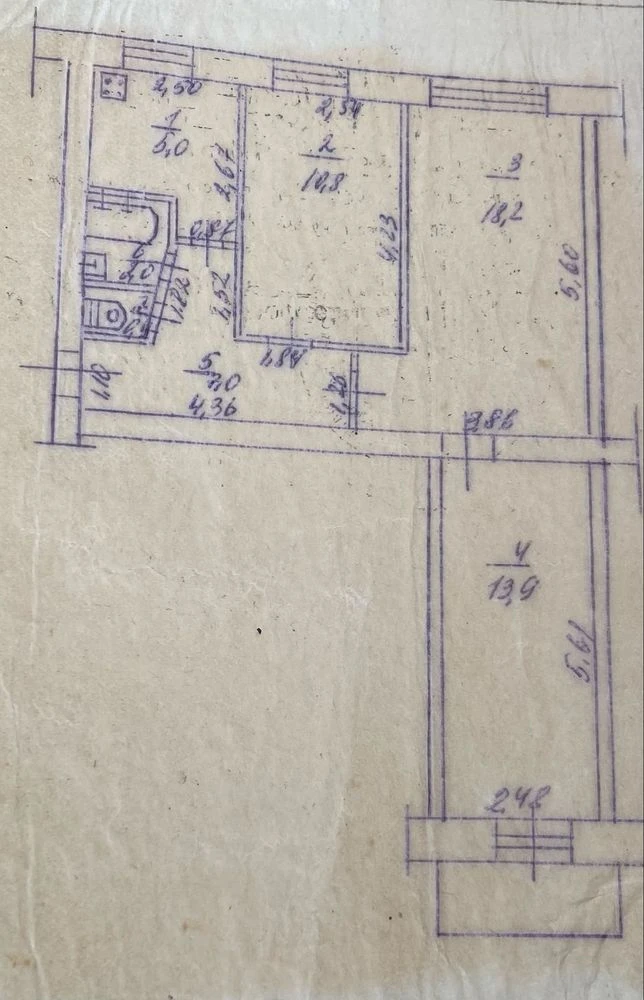 Продаж 3-кімнатної квартири, 2-й поверх, вулиця Т. Шевченка. Можливий