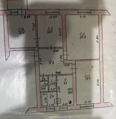 For sale 4-bedroom apartment 92m² in the DOS area