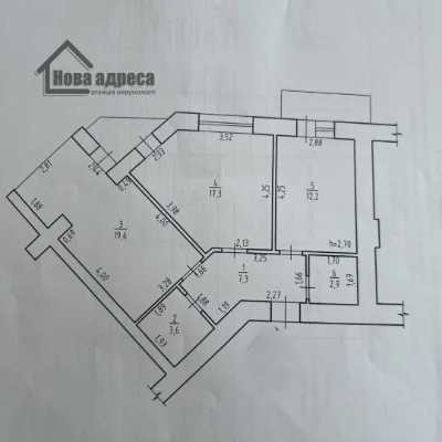 Sale of a 2-bedroom apartment, "Grekiv Les" residential complex