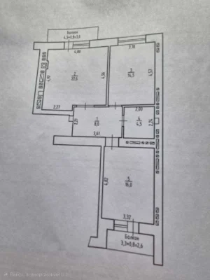 ПРОДАЖ. ПРОСТОРНА КВАРТИРА. Кухня-вітальня 22,6 кв.м. ЖК "Греків Ліс"