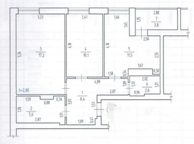 Sale of a spacious apartment - an ideal option for living or