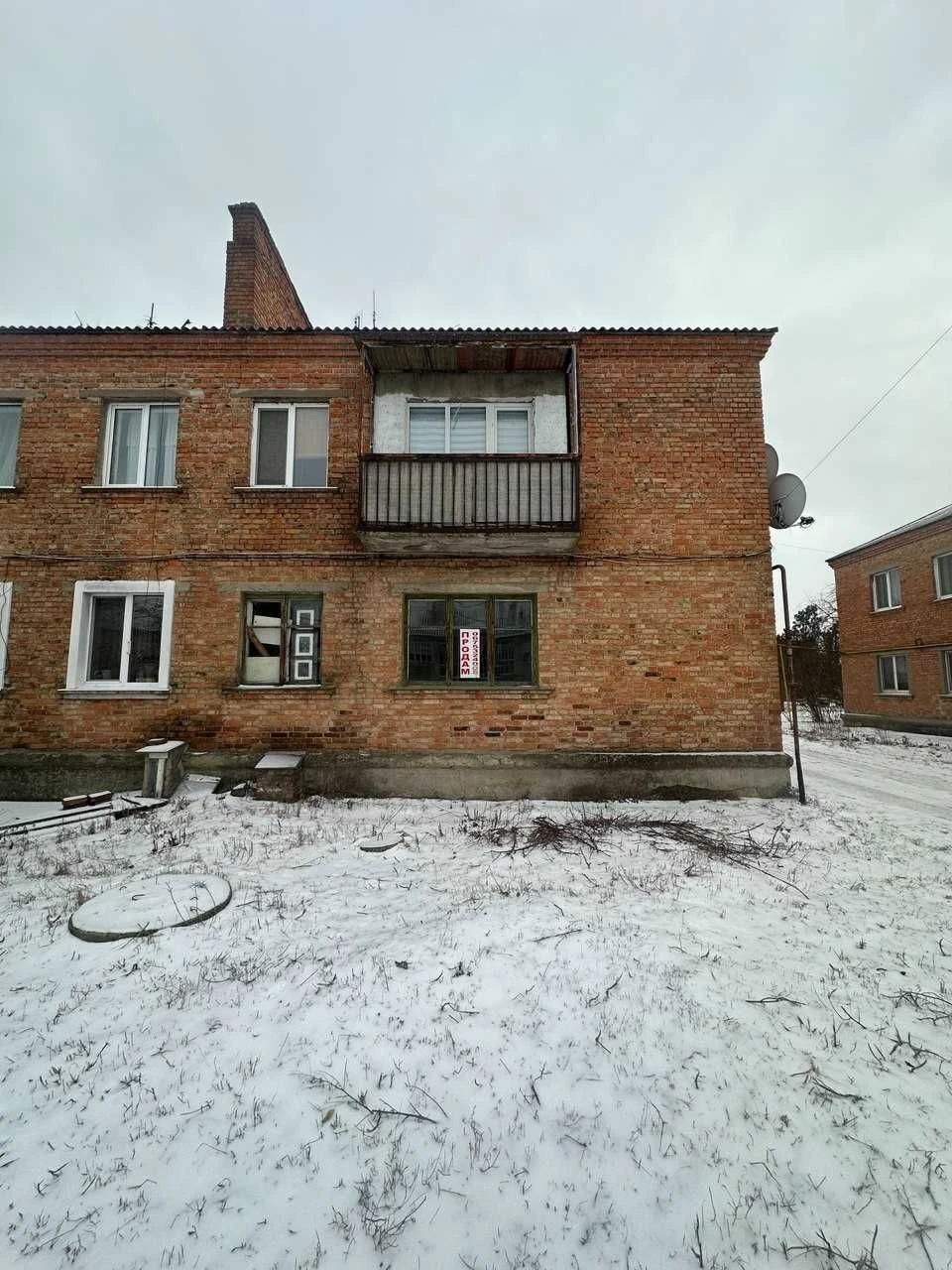 Продаж 3-кімн.квартири центр Онуфріївка (можливо під комерці