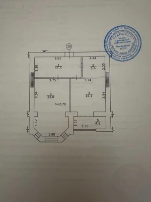 1кімнатна в центрі міста. Новобудова.