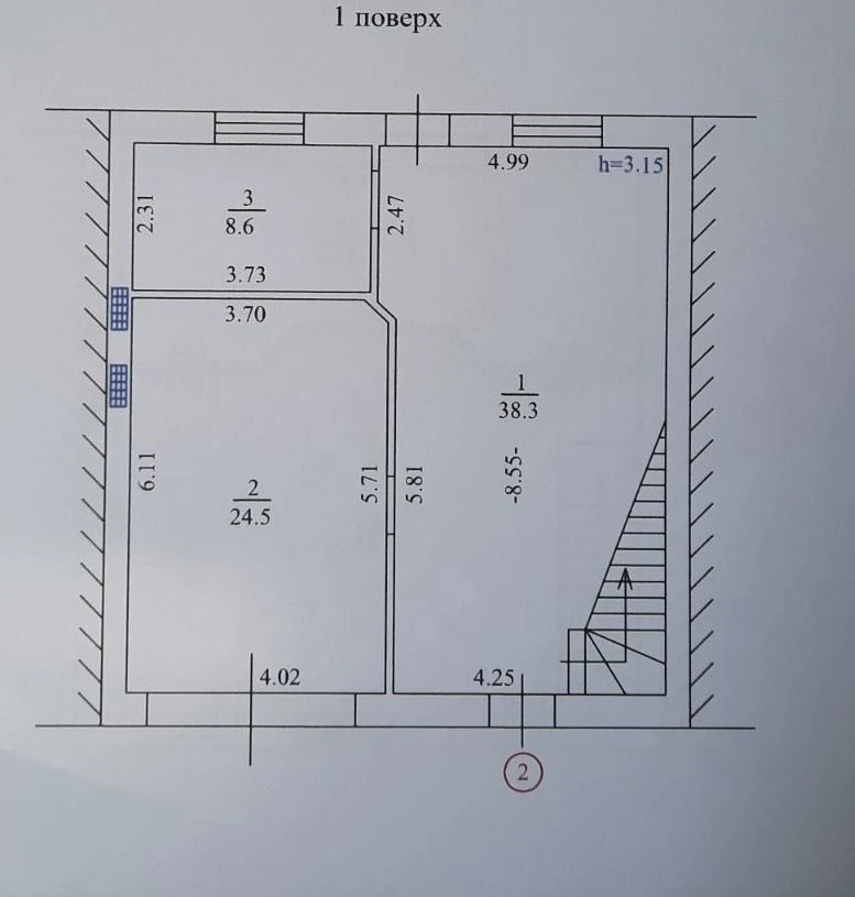 Продам квартиру в  таунхаусі, 210 кв м , центр міста.