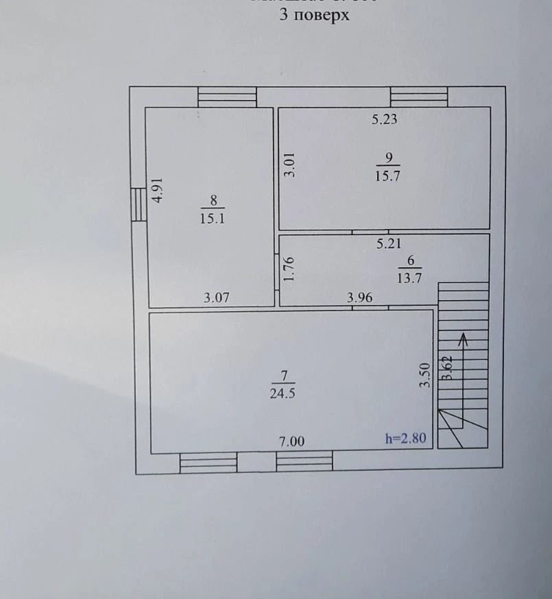 Продам квартиру в  таунхаусі, 210 кв м , центр міста.