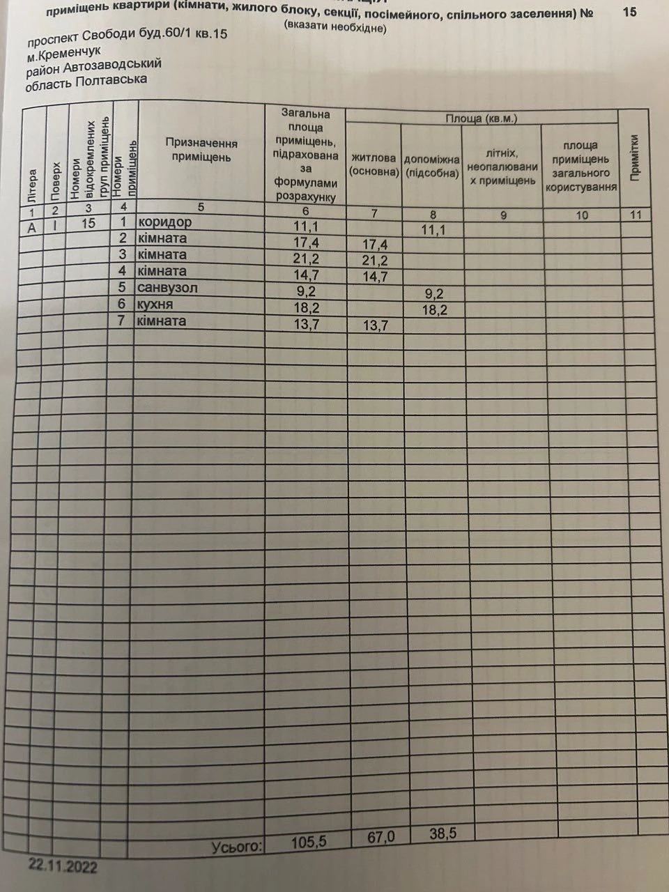 Продаж 4х в Нагірній частині р-н БК «Краз»