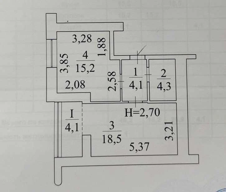 Продаж євро-2к квартири 46 м2 з теплою підлогою та газовим опаленням в ЖК Millennium State